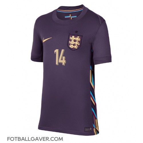 England Ezri Konsa #14 Fotballklær Bortedrakt Dame EM 2024 Kortermet England Ezri Konsa #14 Fotballklær Bortedrakt Dame EM 2024 Kortermet